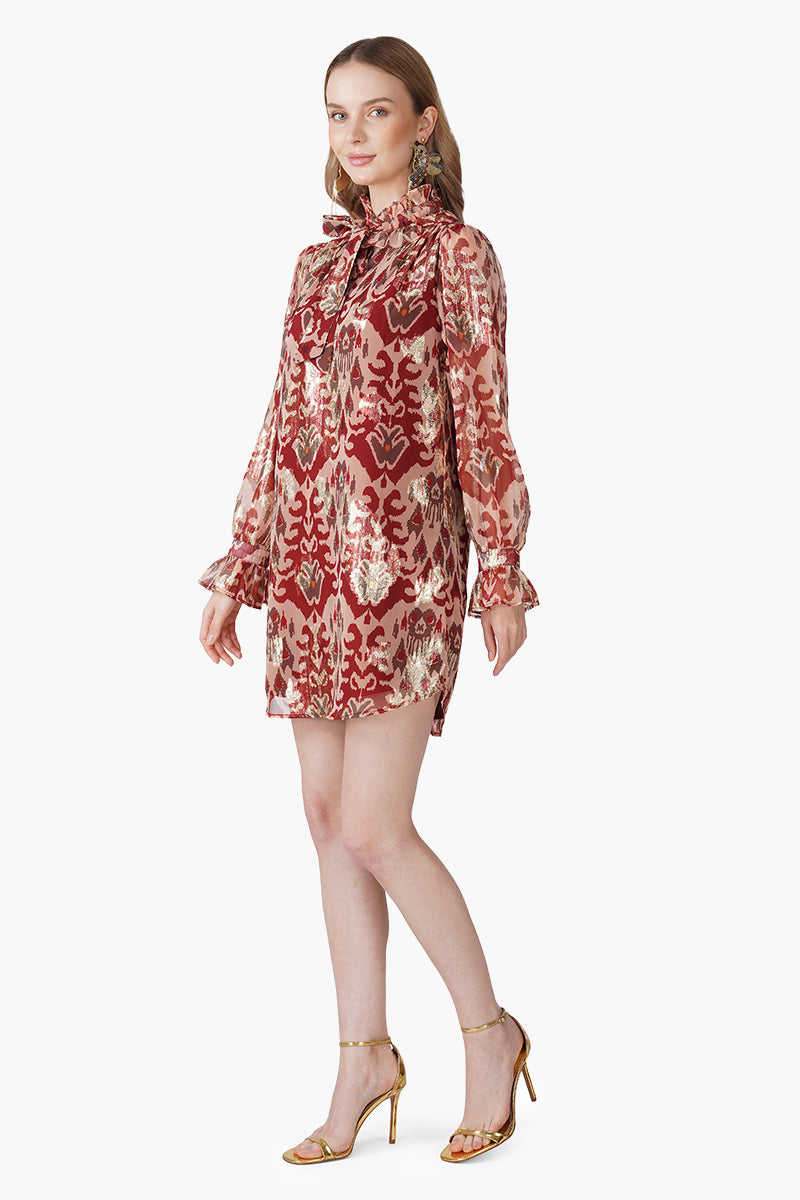 Red Mirage Short Dress