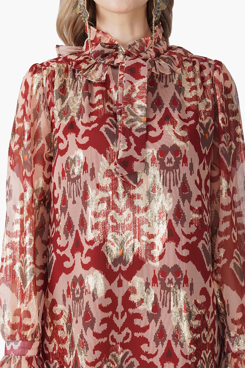 Red Mirage Short Dress