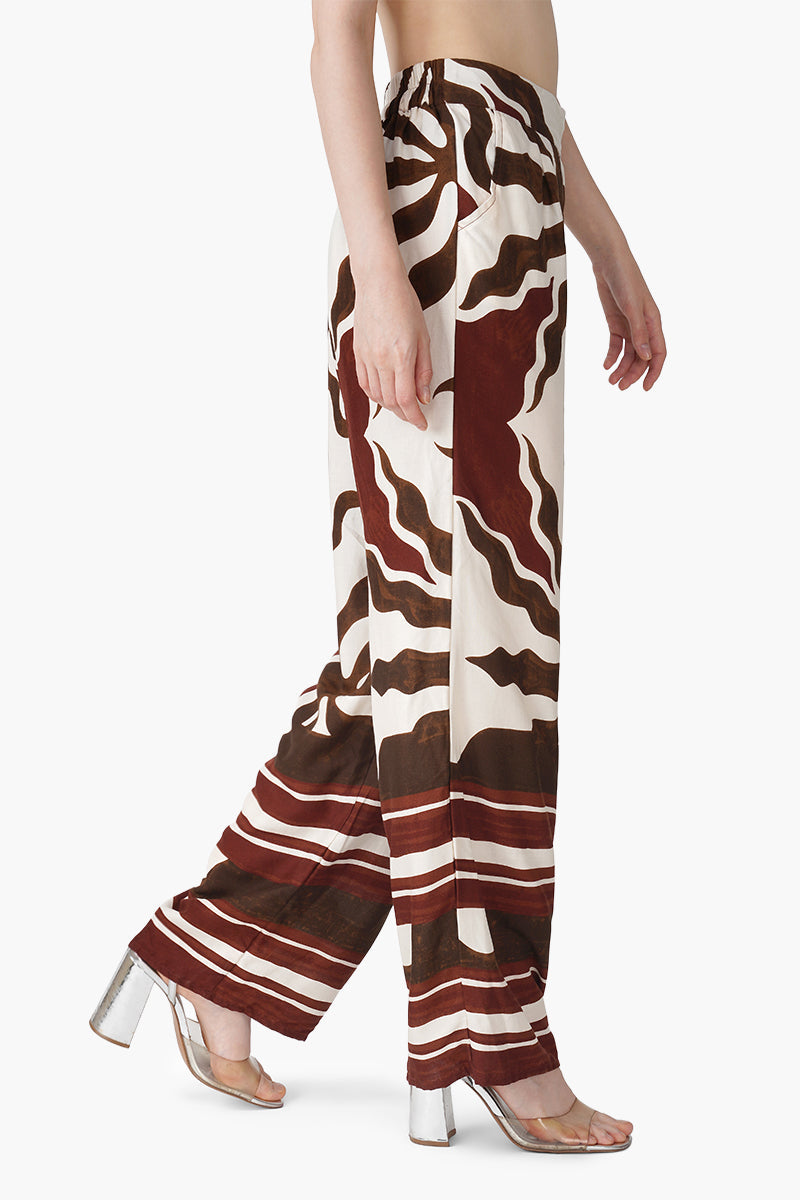 Tribal Print Red Pants