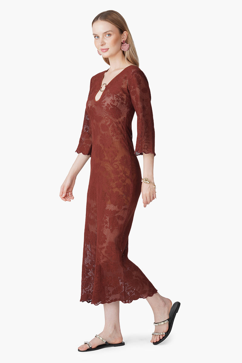 Autumn Clay Cover Up Dress