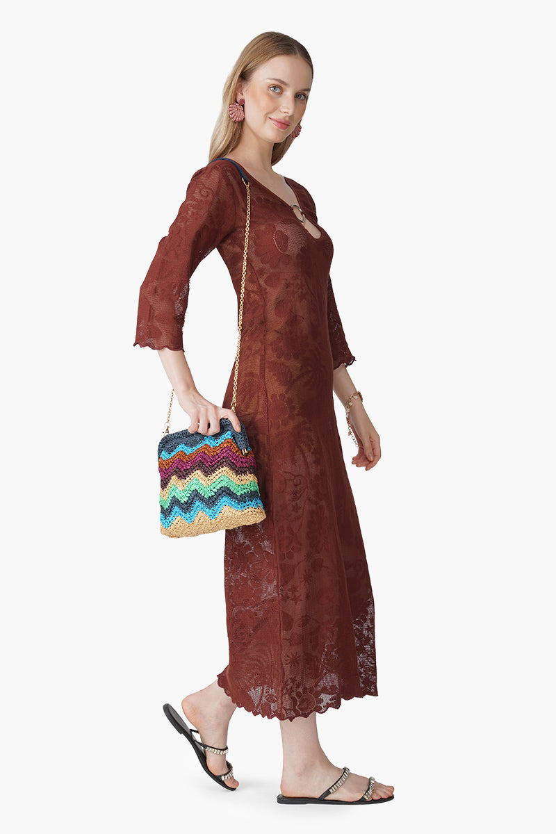 Autumn Clay Cover Up Dress