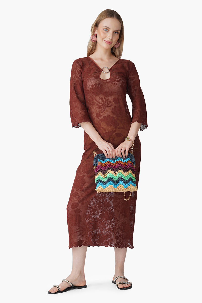 Autumn Clay Cover Up Dress