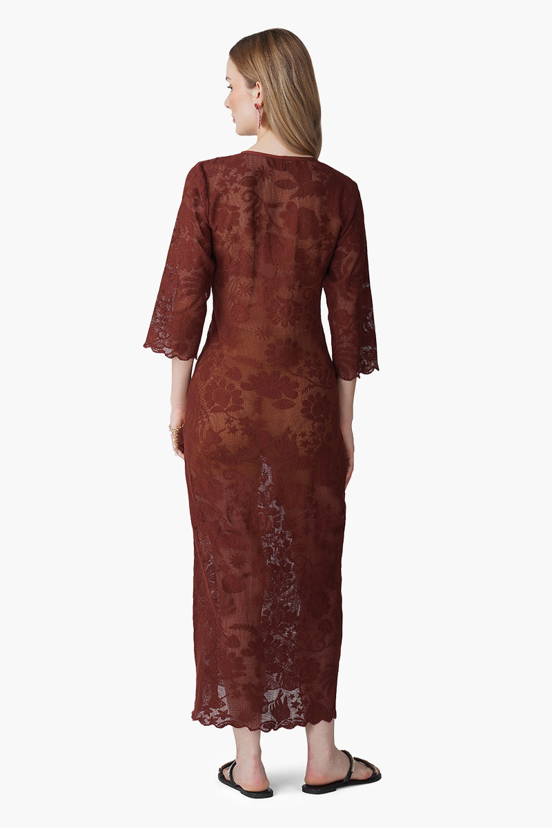 Autumn Clay Cover Up Dress