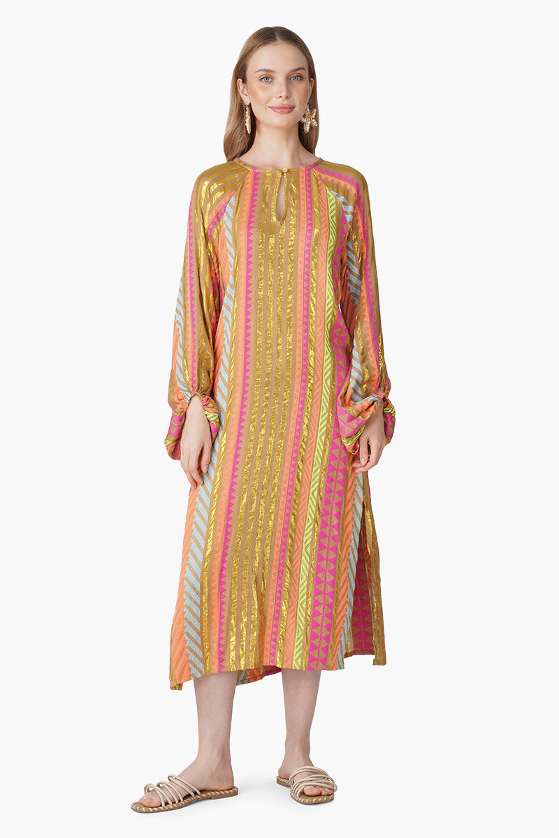 Multi Artistan Y/D Slip On Dress without Belt