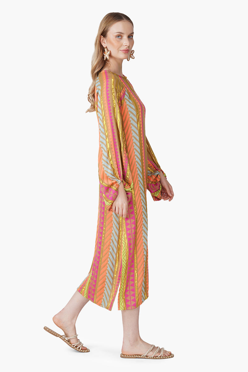 Multi Artistan Y/D Slip On Dress without Belt