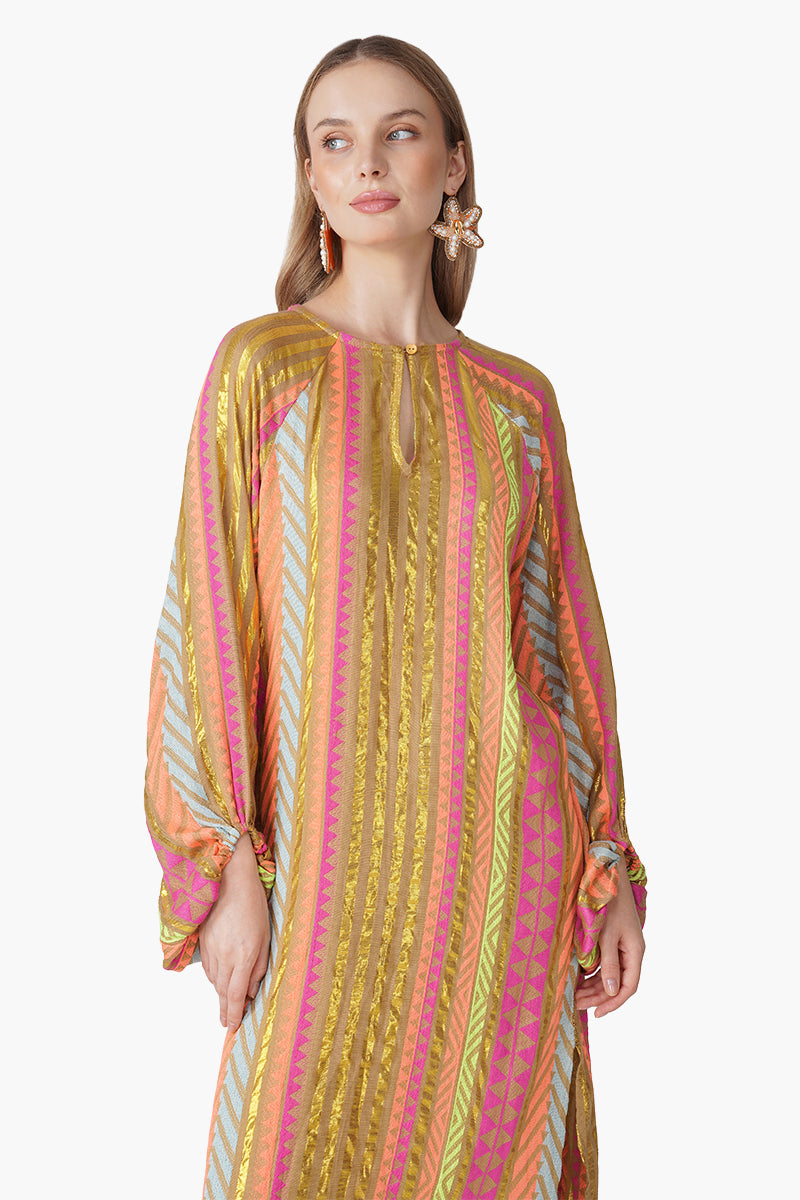 Multi Artistan Y/D Slip On Dress without Belt