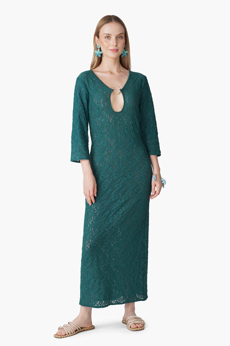 Teal Coastal Cover Up