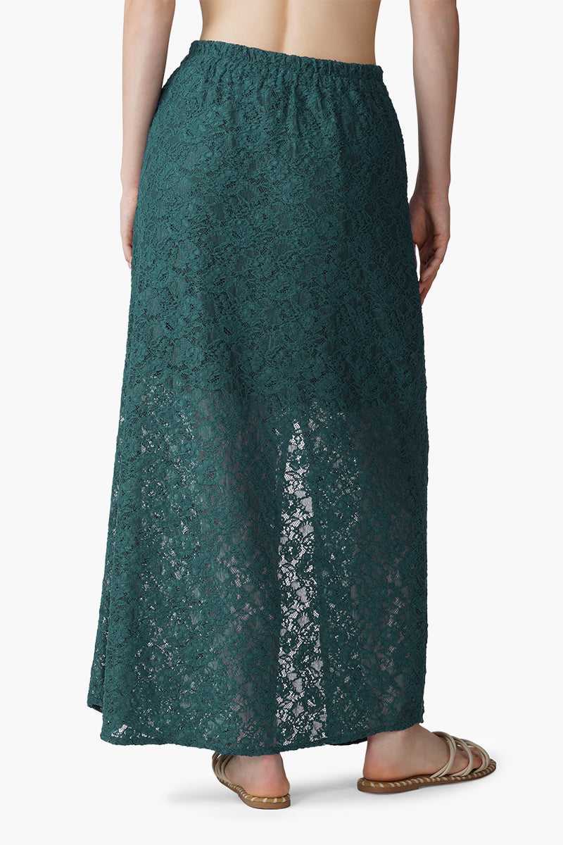 Teal Coastal Cover Up Skirt