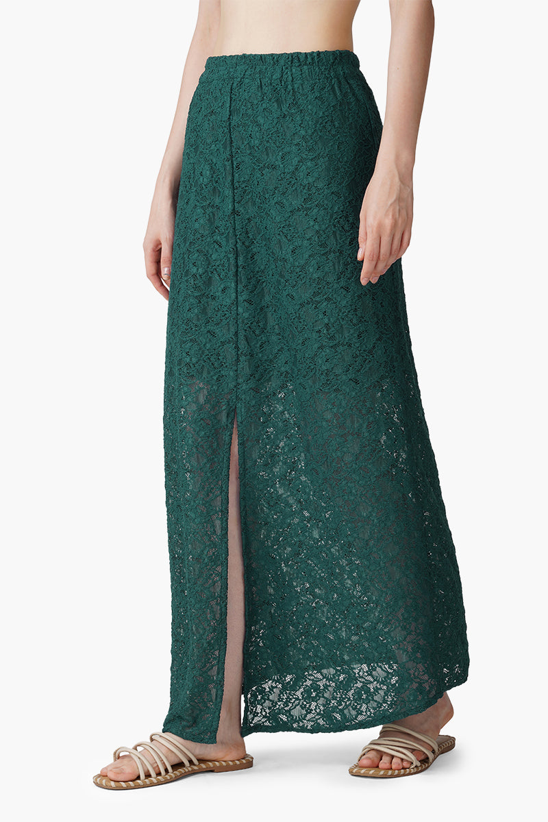 Teal Coastal Cover Up Skirt