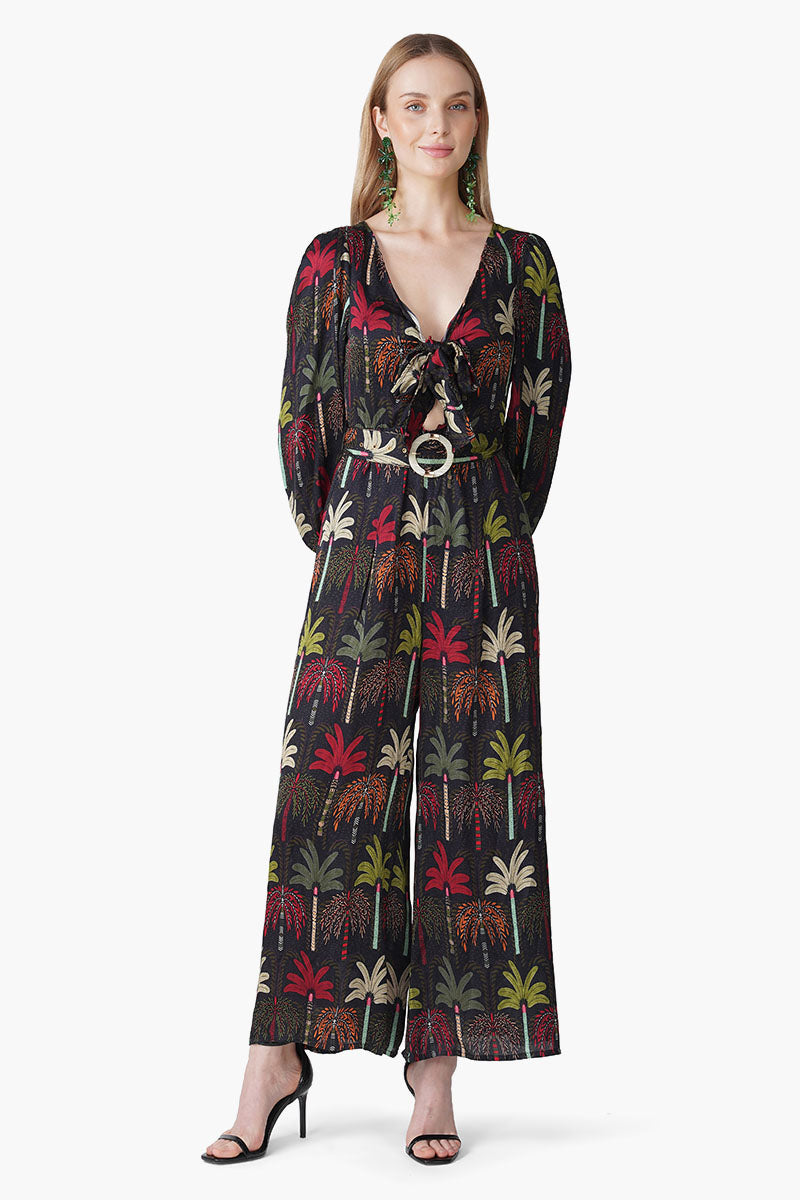 Multi Palm Rush Printed Jumpsuit