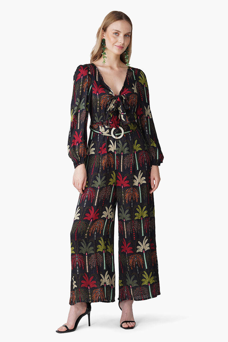 Multi Palm Rush Printed Jumpsuit