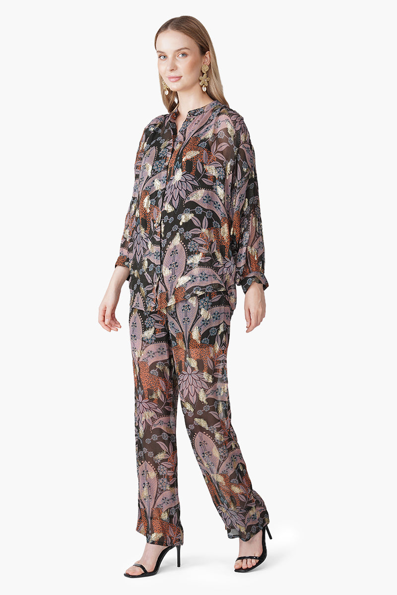 Urban Luxe Jungle Printed Shirt