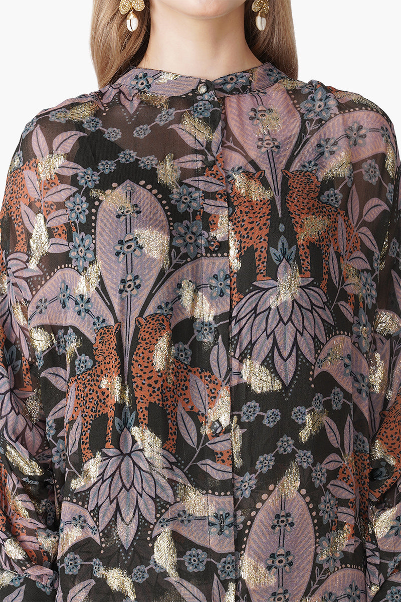 Urban Luxe Jungle Printed Shirt