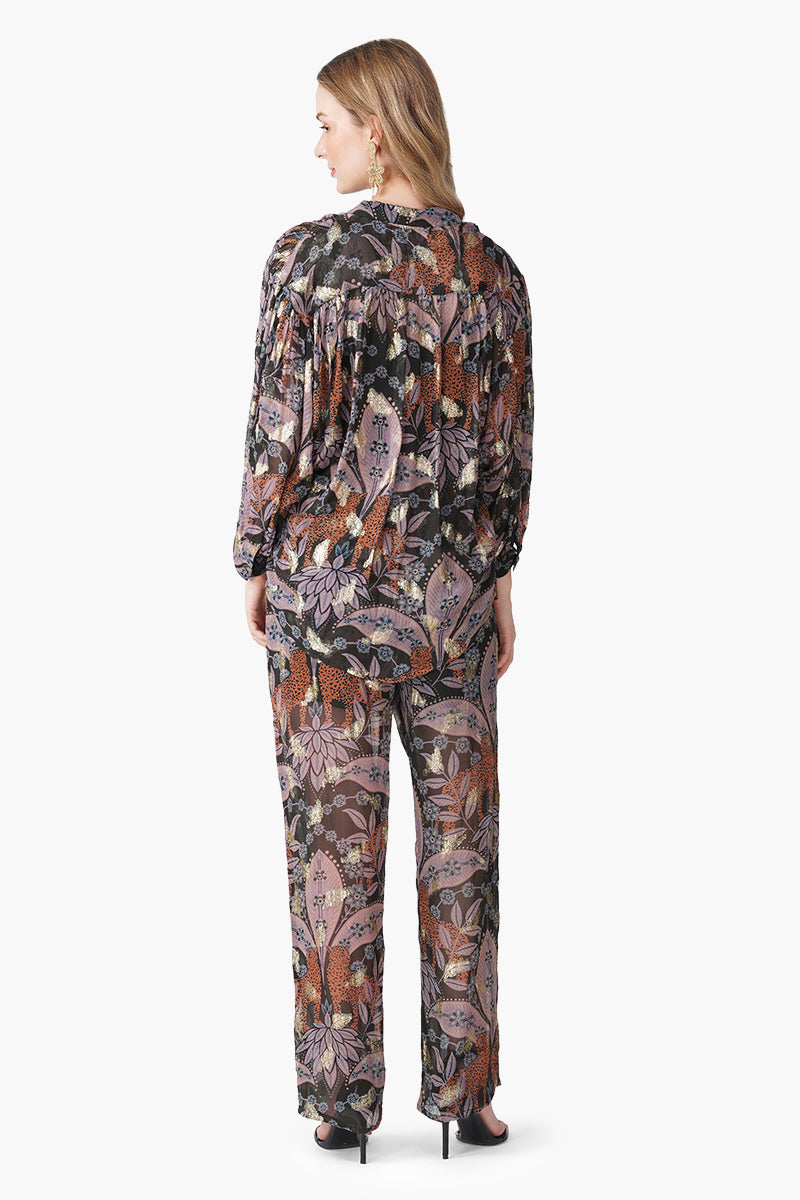 Urban Luxe Jungle Printed Shirt