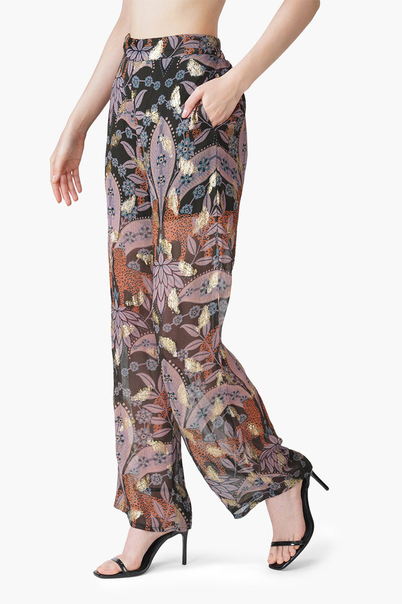 Urban Luxe Jungle Printed Pants