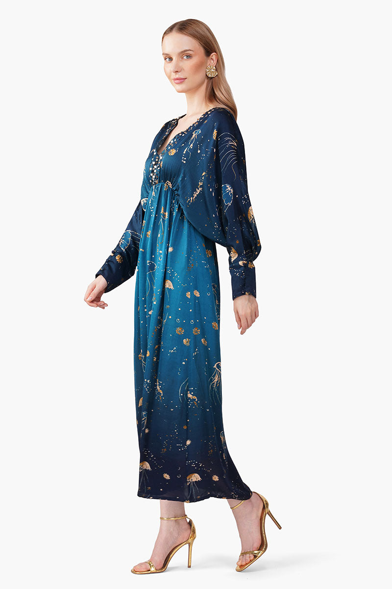 Deep Sea Dream Ombre Maxi Dress