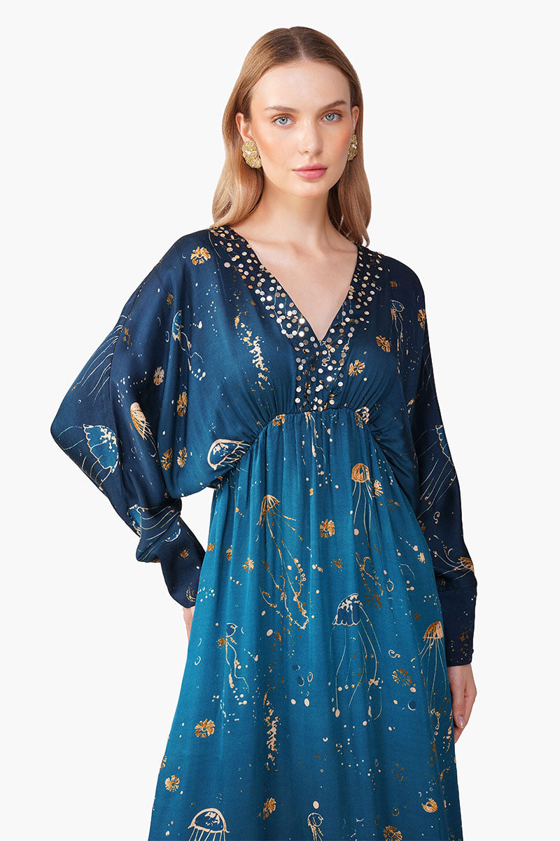 Deep Sea Dream Ombre Maxi Dress