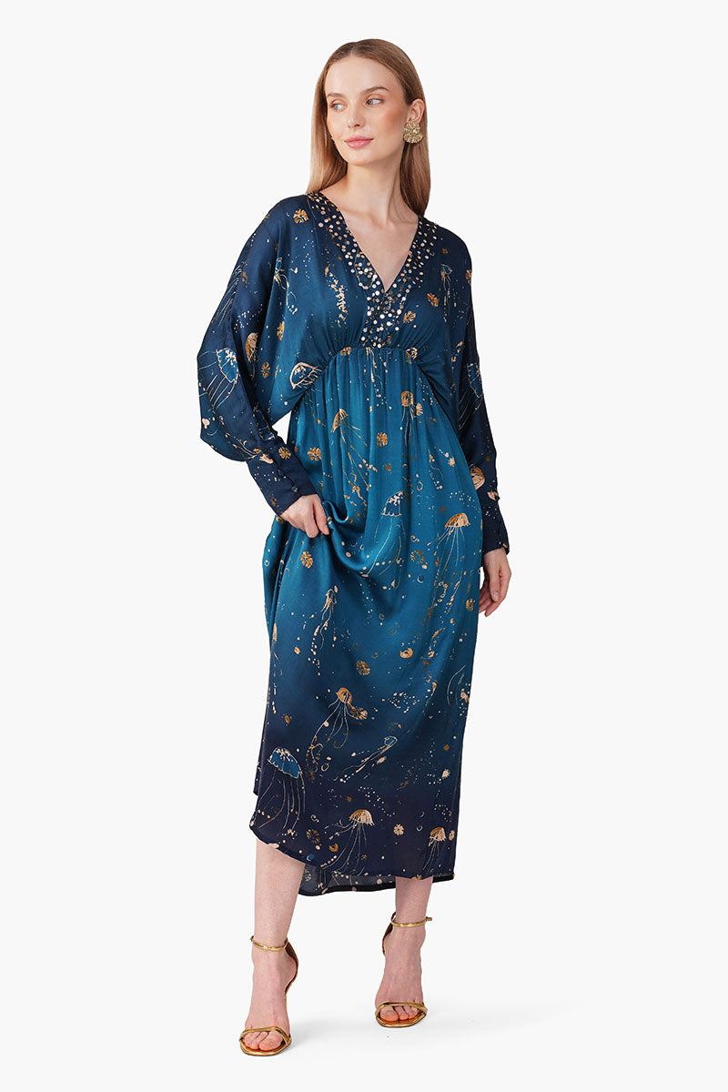 Deep Sea Dream Ombre Maxi Dress