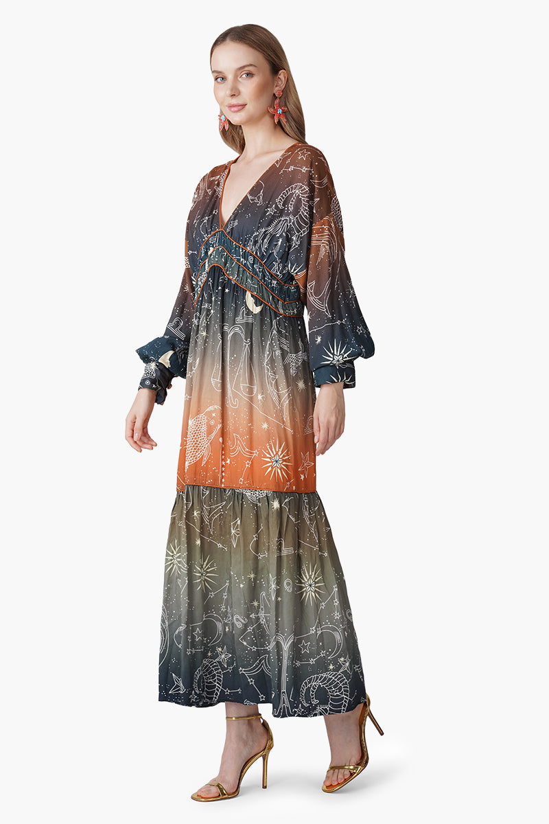 Galaxy Dream Ombray Maxi Dress