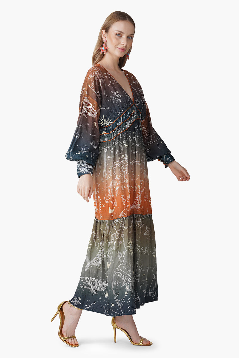 Galaxy Dream Ombray Maxi Dress