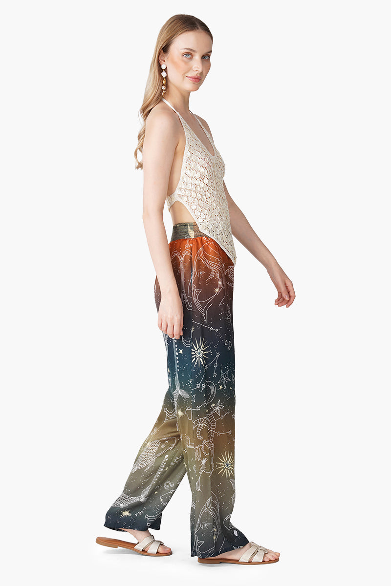 Handcrafted Pearls White Cover Up