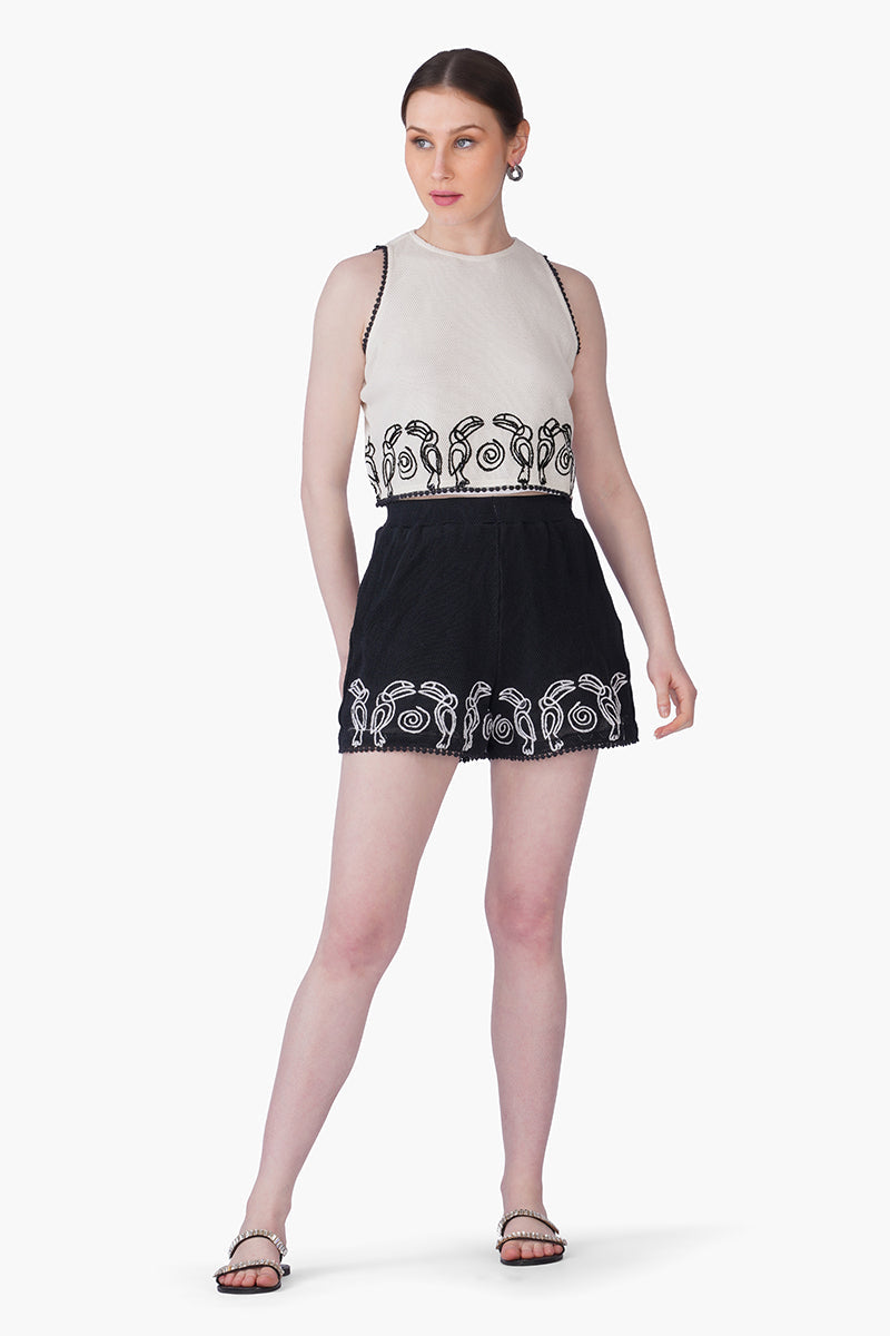 Exotic Toucan White Top | view 1