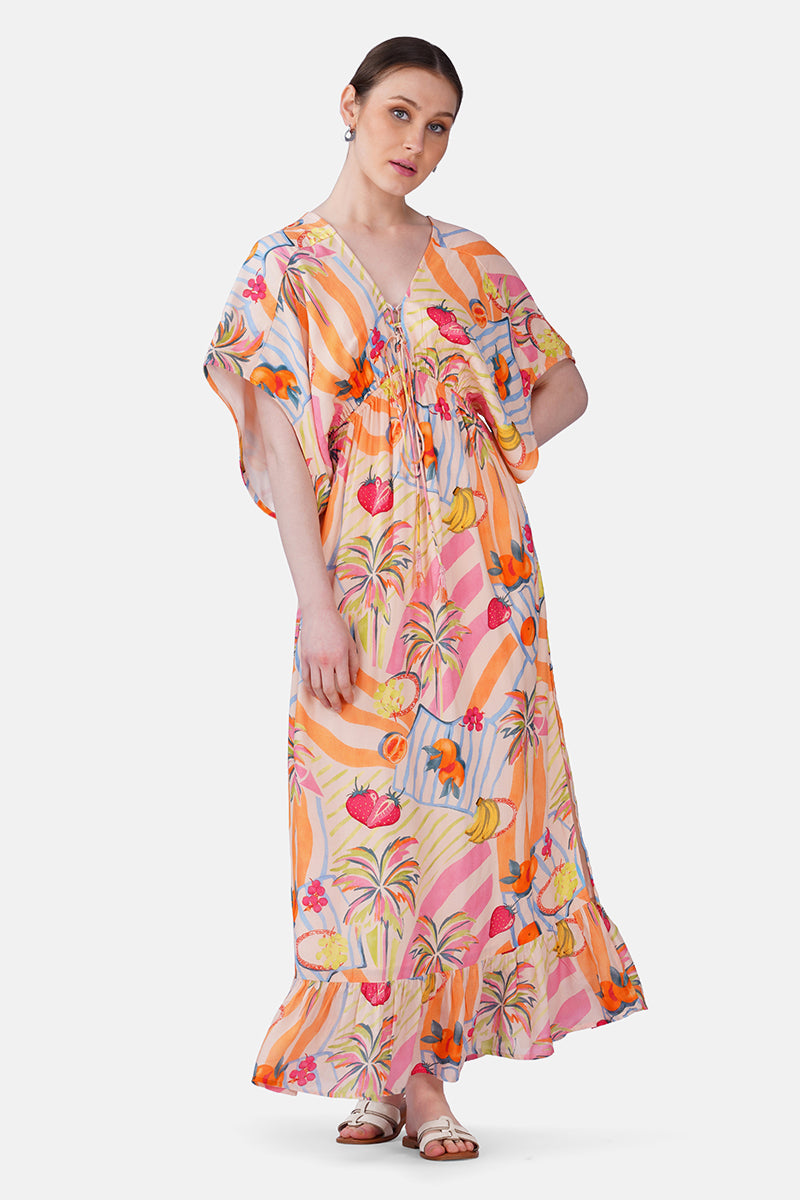 Berry Pop Maxi Dress