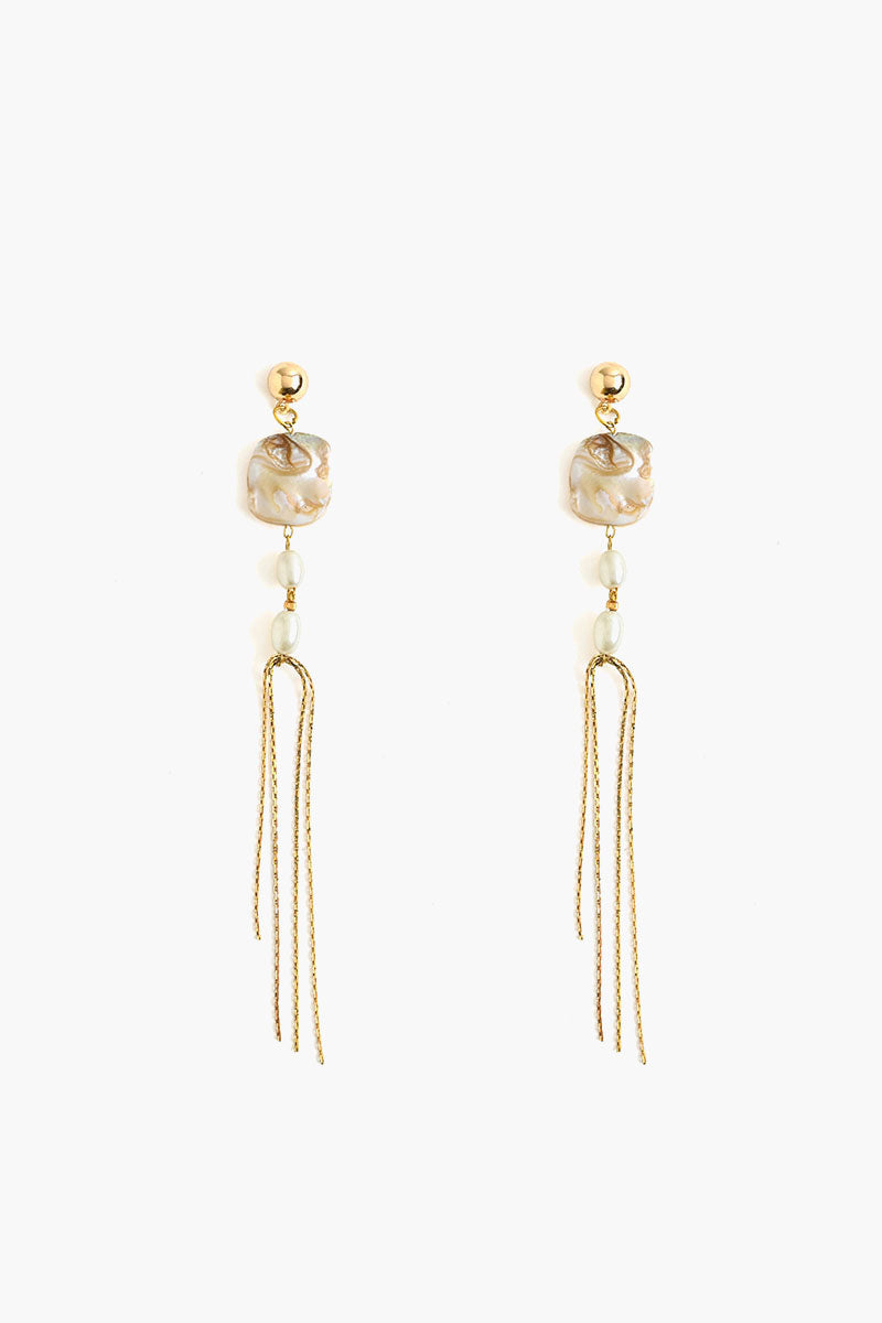 Beachy Chain Drops Earrings
