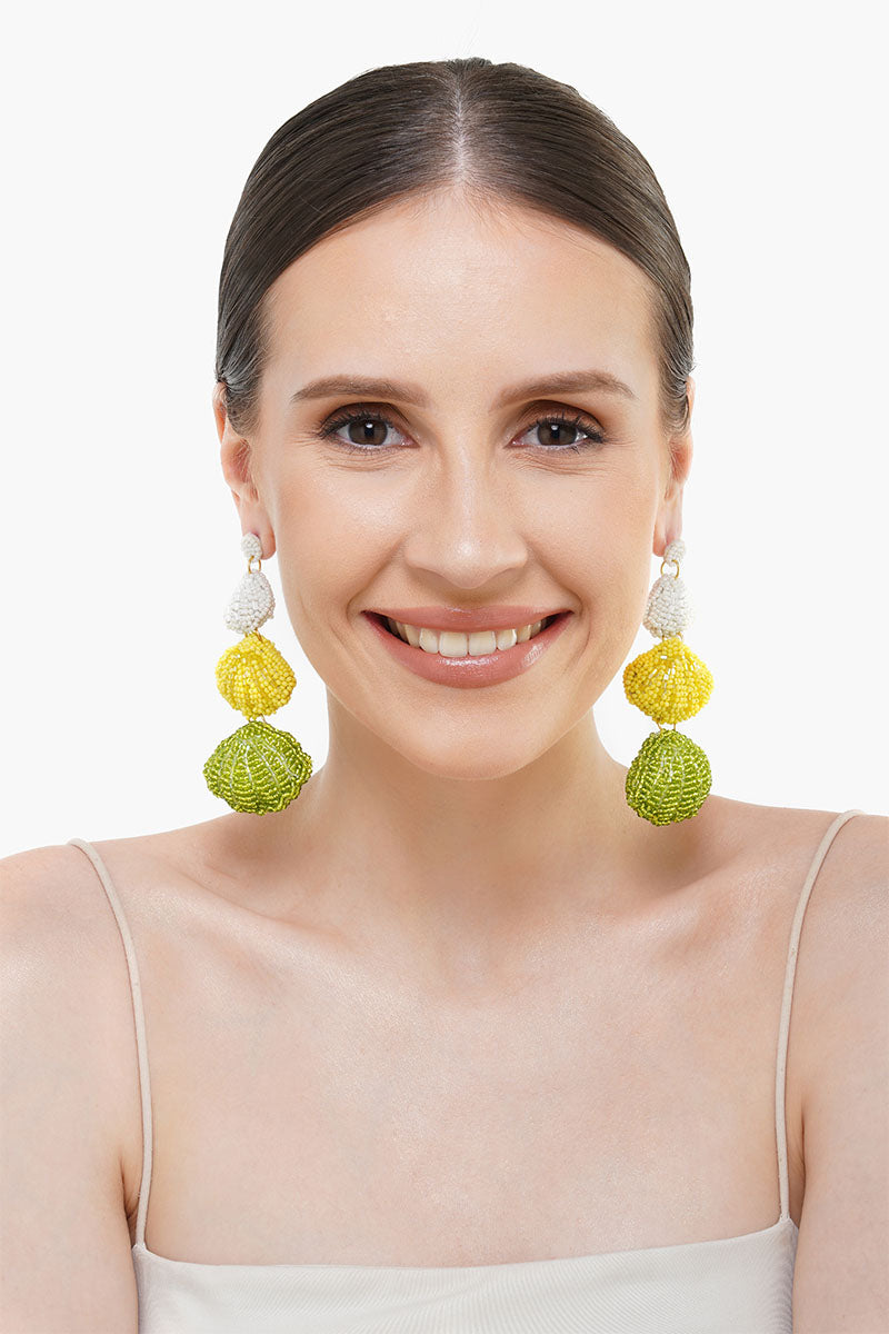 Citrus Seashell Earring