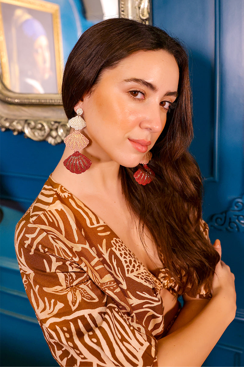 Sandy Seashell Earring