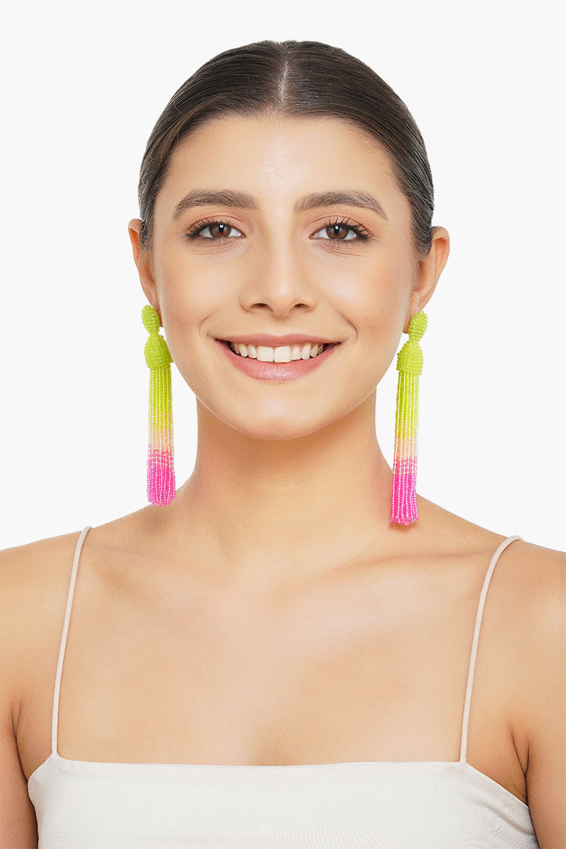 Tassel Pop Drop Earrings