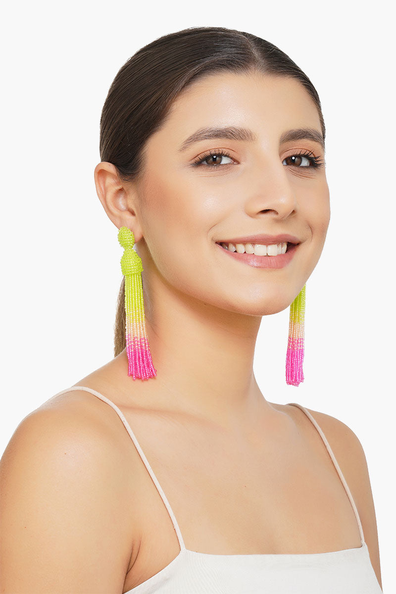 Tassel Pop Drop Earrings