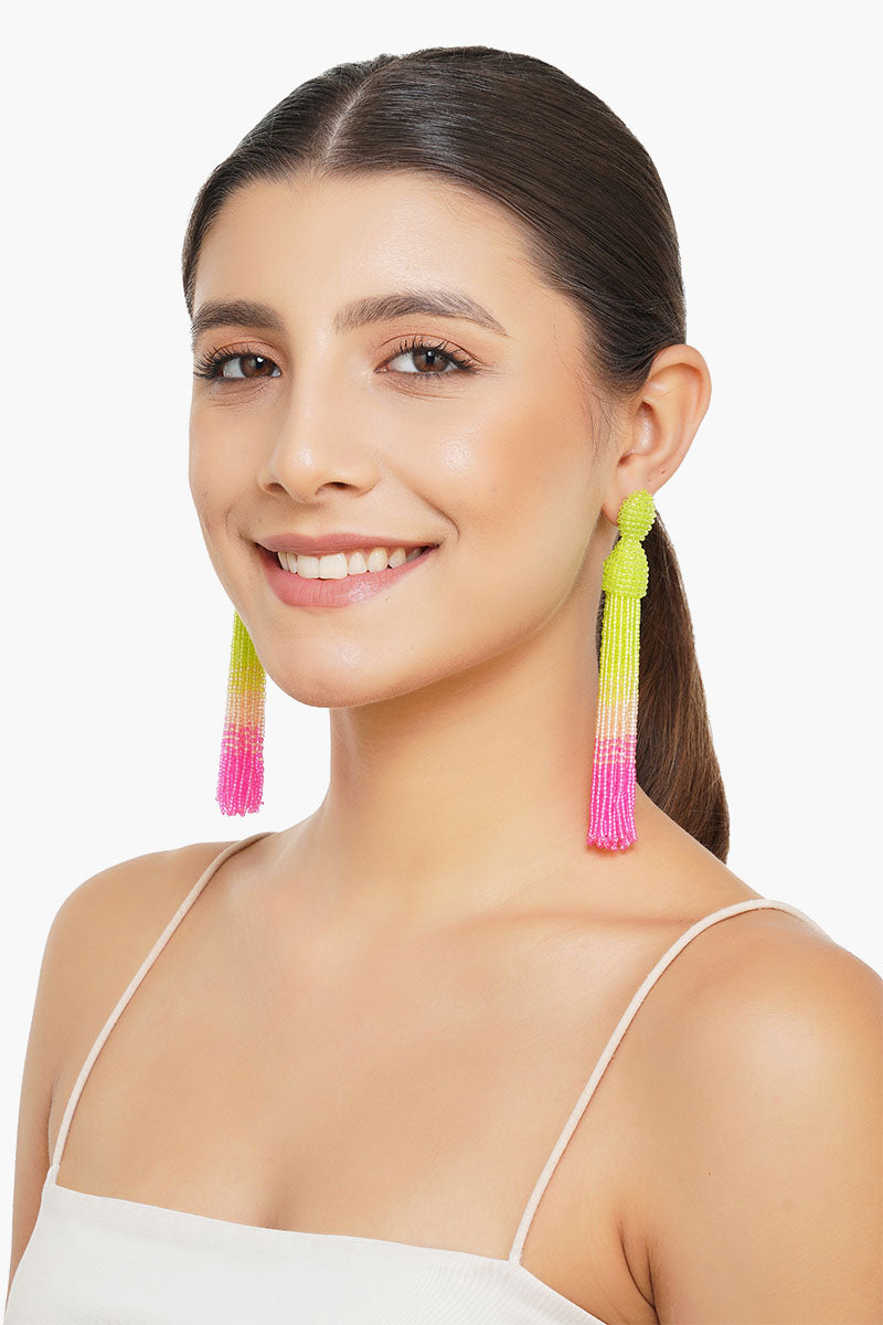 Tassel Pop Drop Earrings