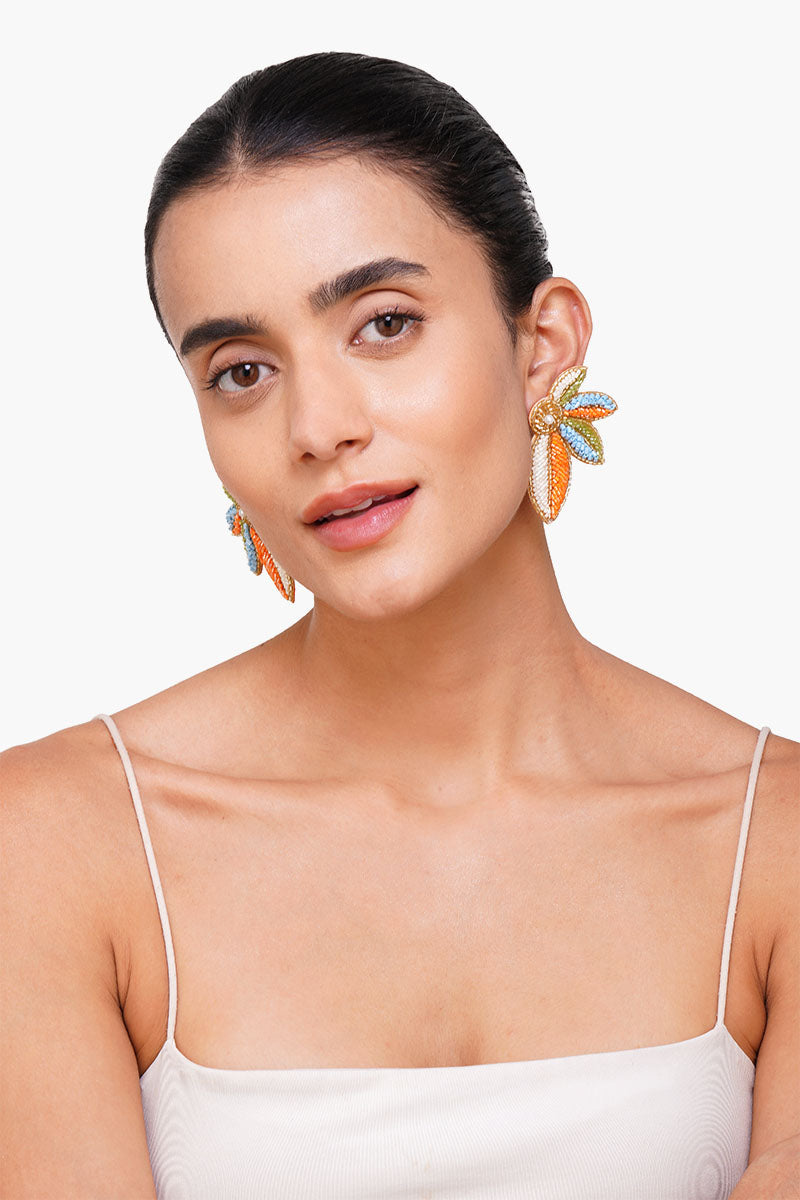 Flora Beaded Earrings