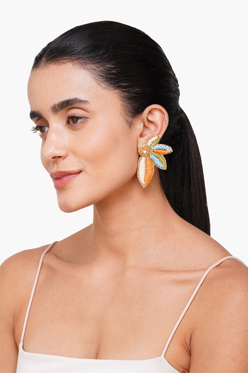 Flora Beaded Earrings