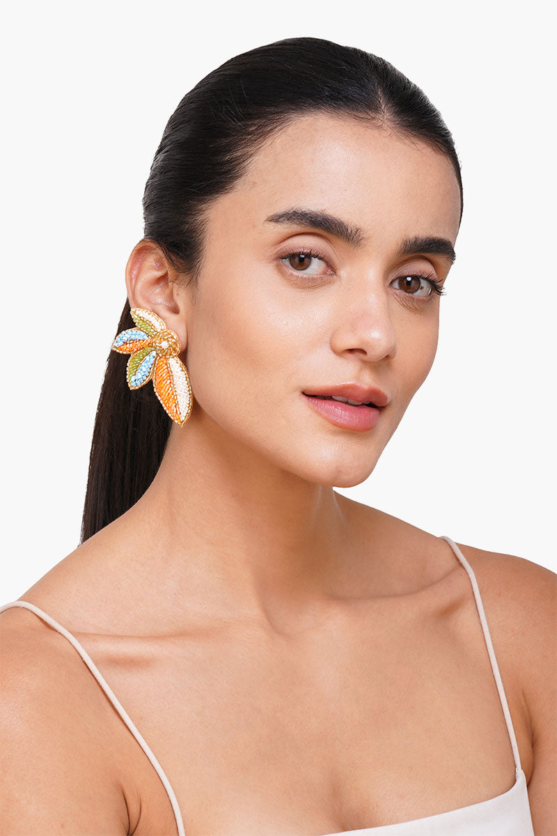 Flora Beaded Earrings