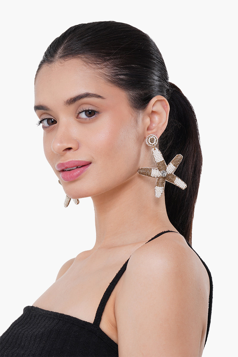 Starry Skip Drop Earrings