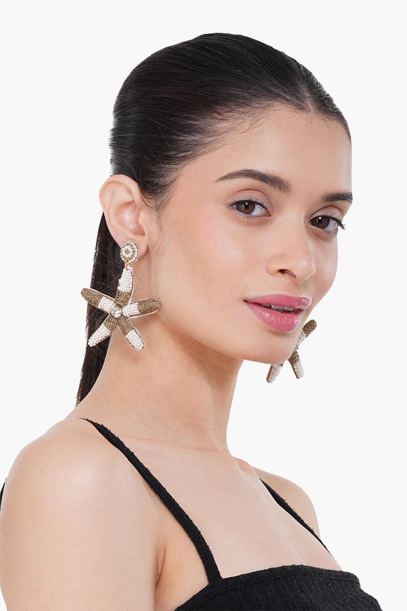 Starry Skip Drop Earrings