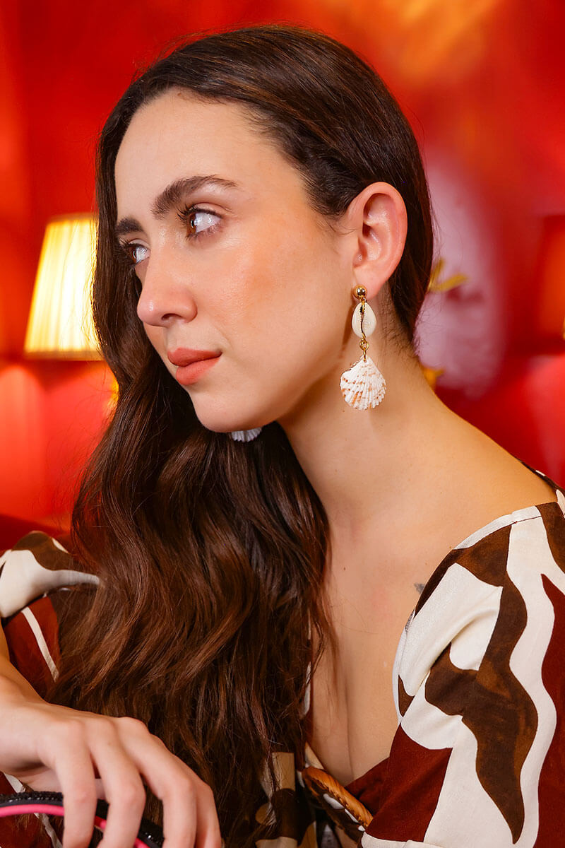 Shell Shock Hoops Earrings