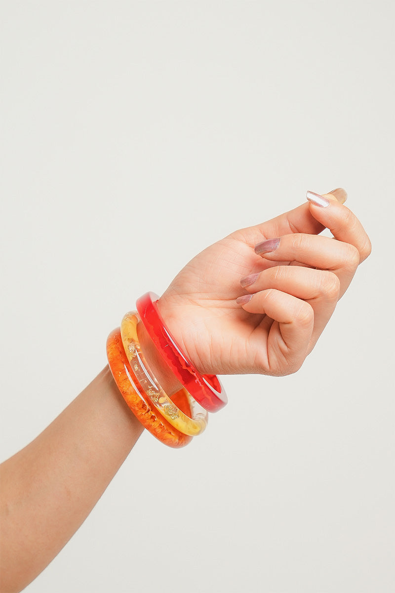 Resin Radiance Artisanal Resin Bangle