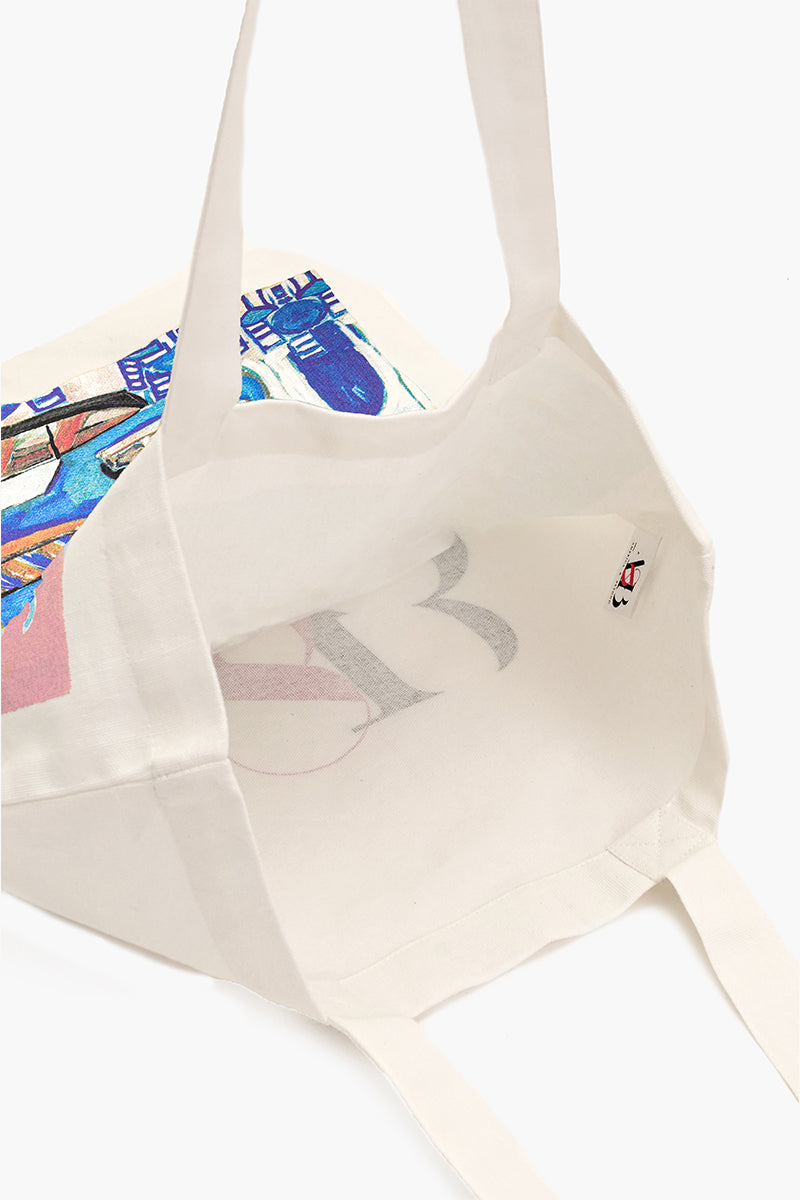 Mykonos Canvas Tote Bag