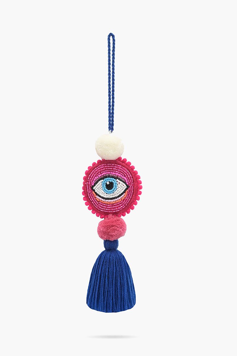 Midnight Stare Eyes Embellished Tassel