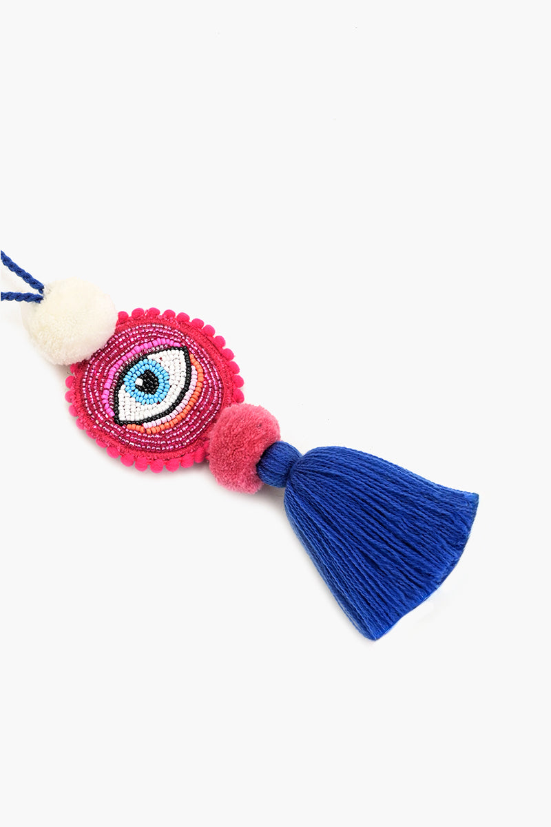 Midnight Stare Eyes Embellished Tassel