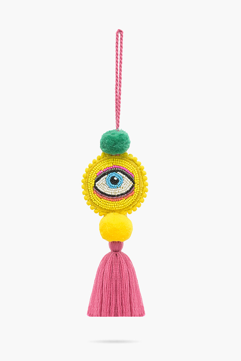 Sunset Watcher Eyes Embellished Tassel