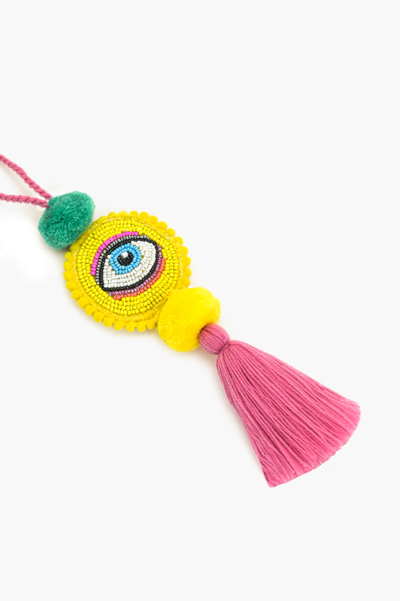 Sunset Watcher Eyes Embellished Tassel