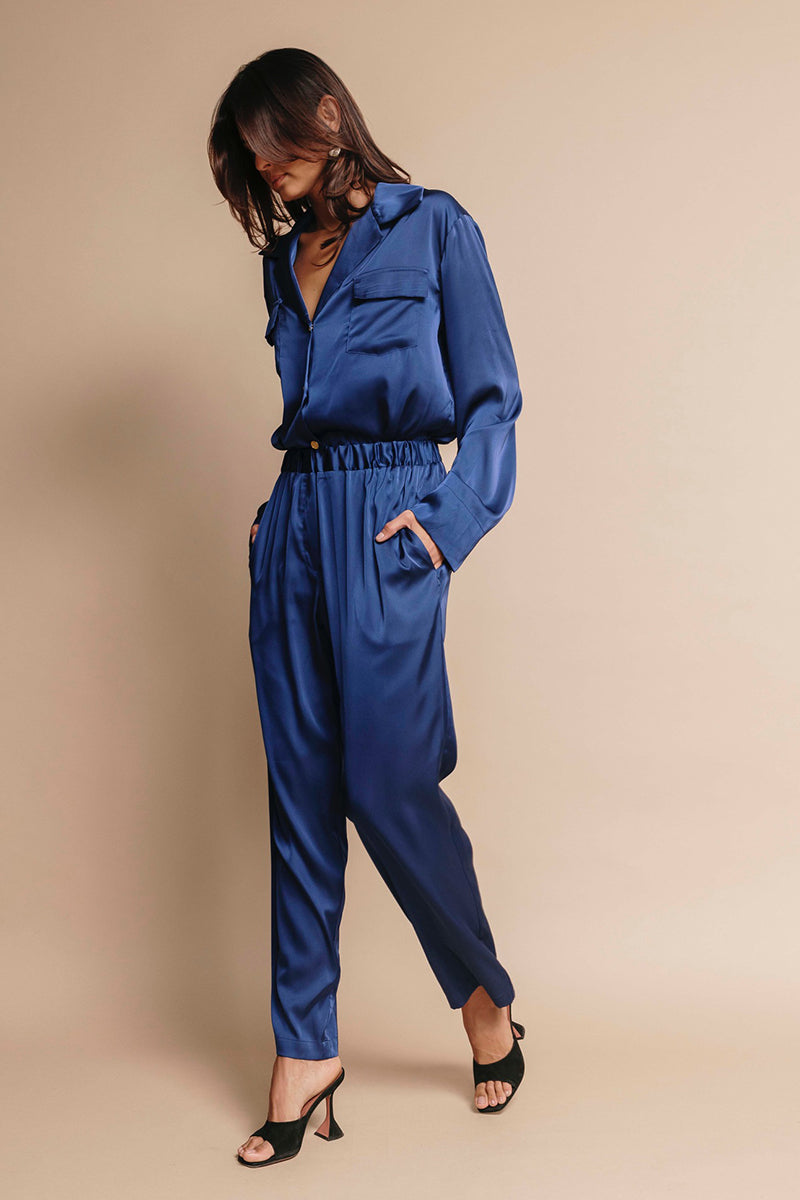 The Co-ord Set in Mediterranean Blue