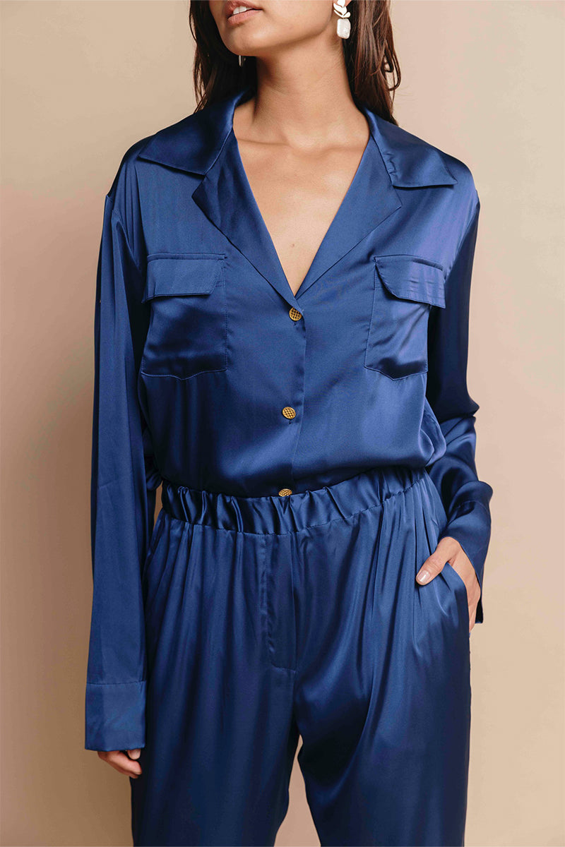 The Co-ord Set in Mediterranean Blue