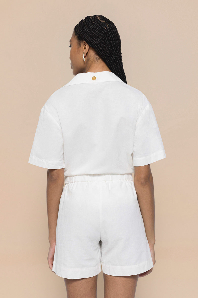 The Co-Ord Short Set in Linen