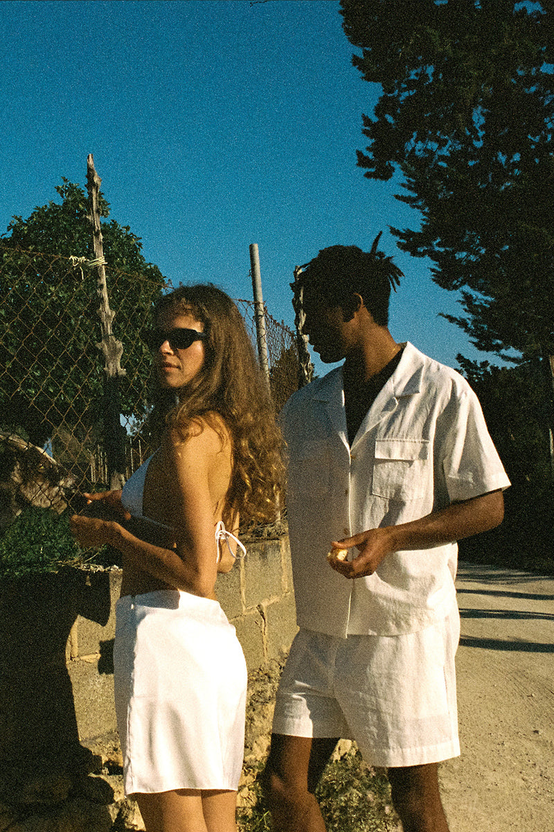 The Co-Ord Short Set in Linen