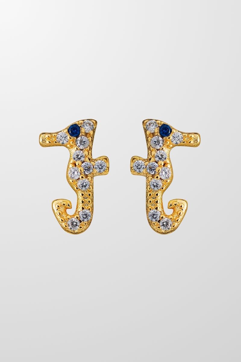 The Seahorse Stud Earrings